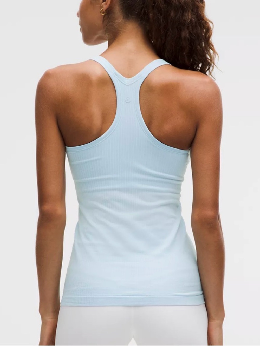 NWOT Ebb to Street Tank Top Light Support, B/C Cup Size 6 Med Blue